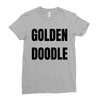 golden doodle Ladies Fitted T-Shirt