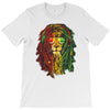 new! men's rasta vibe lion T-Shirt