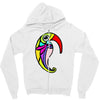 color bird Zipper Hoodie