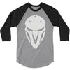 minimalist reaper mask 3/4 Sleeve Shirt