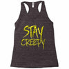 stay creepy Racerback Tank