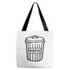 white trash Tote Bags