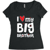 I Love My Big Brother Women's Triblend Scoop T-shirt