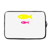big fish little fish cardboard box Laptop sleeve