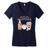 drinking buddies Women's V-Neck T-Shirt