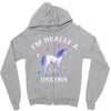 i'm really a unicorn Zipper Hoodie