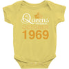 queens are born in october 1969 Baby Bodysuit