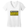 at your own risk Women's V-Neck T-Shirt