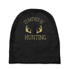 i'd rather be hunting deer antlers ammo hunt gear merica cool Baby Beanies