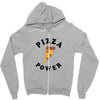 Pizza Power Zipper Hoodie