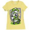 bird and money Ladies Fitted T-Shirt
