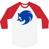 sonic logo 3/4 Sleeve Shirt