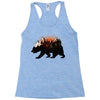 Bear Adventure With Rose Racerback Tank