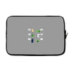 rolling on the forest floor laughing Laptop sleeve