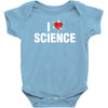 i love science Baby Onesie
