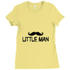 big man little man Ladies Fitted T-Shirt