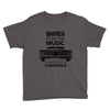 driver picks the music passenger shuts his cakehole Youth Tee