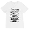My Papa is Totally My Most Favorite Guy Of All Time V-Neck Tee