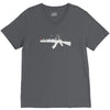 banksy style ak47 art   funny V-Neck Tee