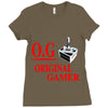 old school gamer Ladies Fitted T-Shirt