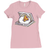 schr&ouml;dinger pizza Ladies Fitted T-Shirt