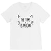 meow V-Neck Tee