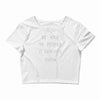be nice to people girls Crop Top