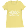 i didnt buy this shirt because it says fuck on it i bought it because Ladies Fitted T-Shirt