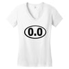 cutie oval Women's V-Neck T-Shirt