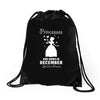 Princesses Are Born In December Drawstring Bags