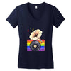 Ceremony of Love with Rainbow Colors Women's V-Neck T-Shirt