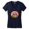 Angry Donut Women's V-Neck T-Shirt