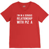 i'm in a serious relationship with pizza V-Neck Tee