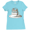 perk up Ladies Fitted T-Shirt