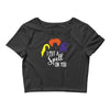 spell on you white letter Crop Top
