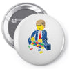 build a wall trump 2016 Pin-back button