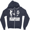 the blues brothers inspired on a mission from god funny Zipper Hoodie