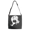 typographic Adjustable Strap Totes