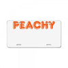 Peachy License Plate