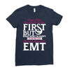 Maybe I Was Too Late To Be His First But Right Now I'm Happy To Be His Ladies Fitted T-Shirt