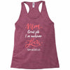 Mom Great Job I'm Awesome Love Happy Mother's Day Racerback Tank