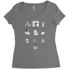 spoiler alert Women's Triblend Scoop T-shirt