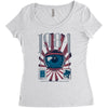 dystopia Women's Triblend Scoop T-shirt