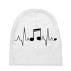 Heart Rhythm Music Baby Beanies