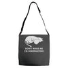 retro hippohibernating Adjustable Strap Totes