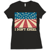 I Don't Kneel Ladies Fitted T-Shirt