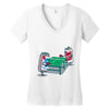 beer pong Women's V-Neck T-Shirt