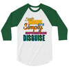 single mom's cools t shirts 3/4 Sleeve Shirt