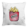 Small Fries Throw Pillow