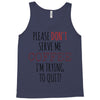 quitting coffee Tank Top